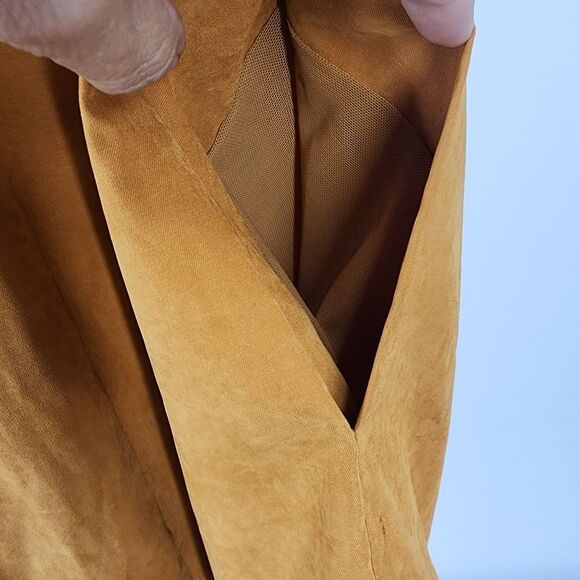 Anthropologie Tracy Reese Plenty Rosette Lace Shift York Dress Mustard XS - Picture 4 of 5